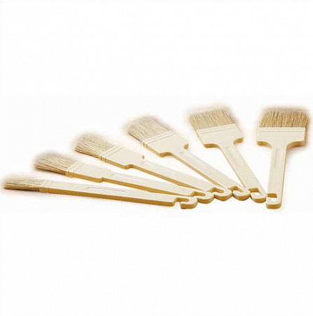 Кисточка кондитерская 7,0см натуральная щетина, ручка пластиковая Италия 